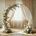 Real looking flowers arch