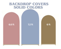 Solid Color Cover for Backdrop Arch Rent