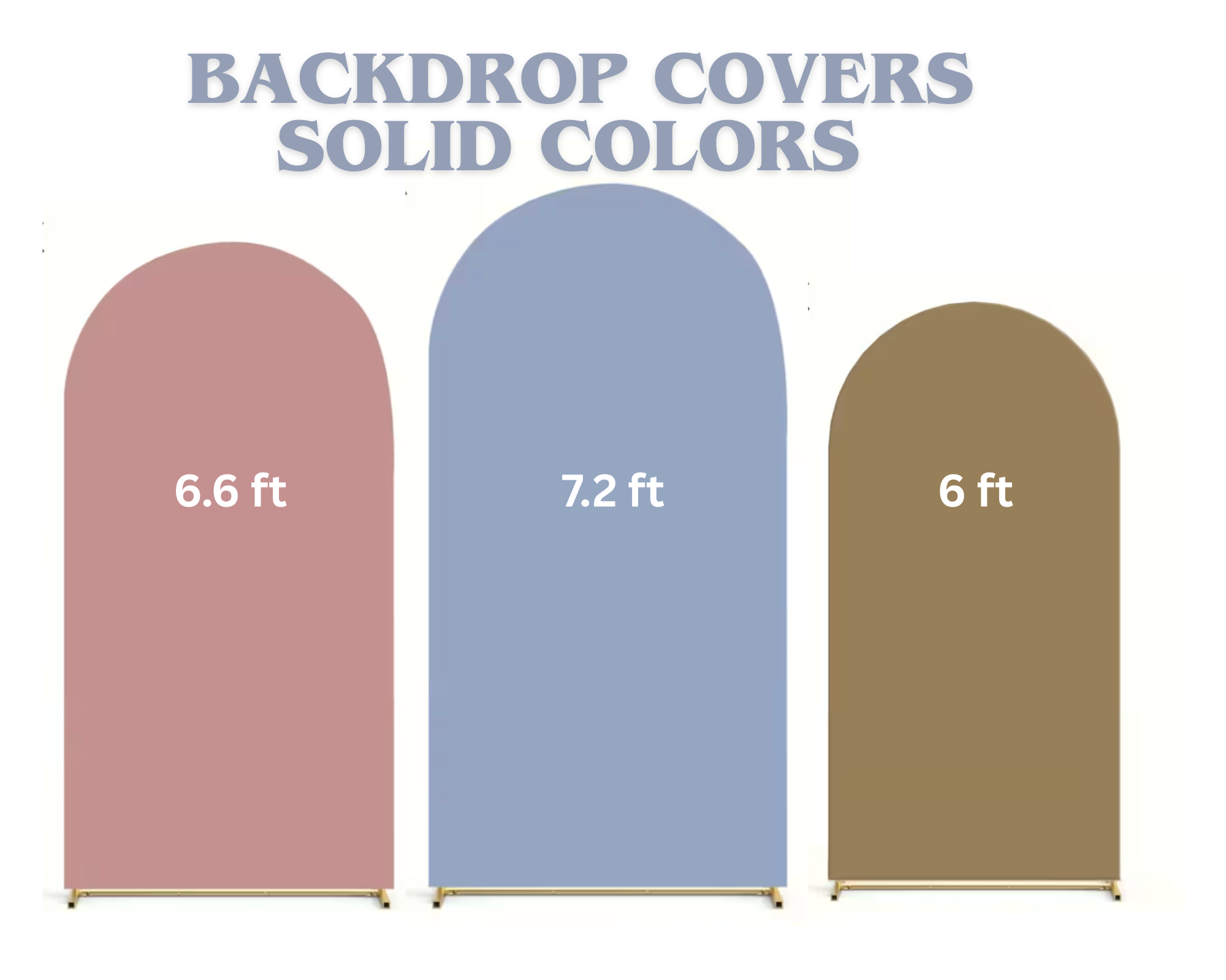 Solid Color Cover for Backdrop Arch Rent