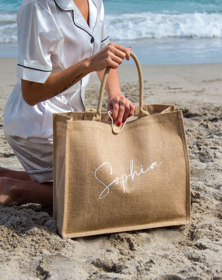 Custom Name Tote Bag - Party Favors - Personalized Gifts