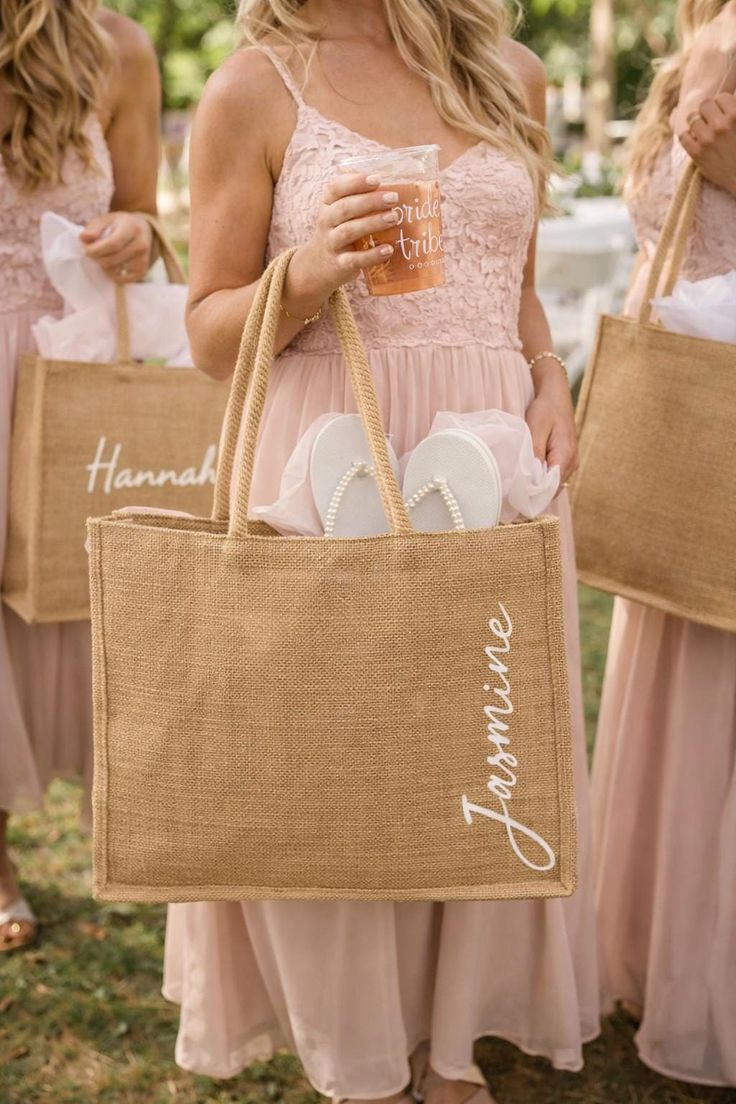 Custom Name Tote Bag - Party Favors - Personalized Gifts
