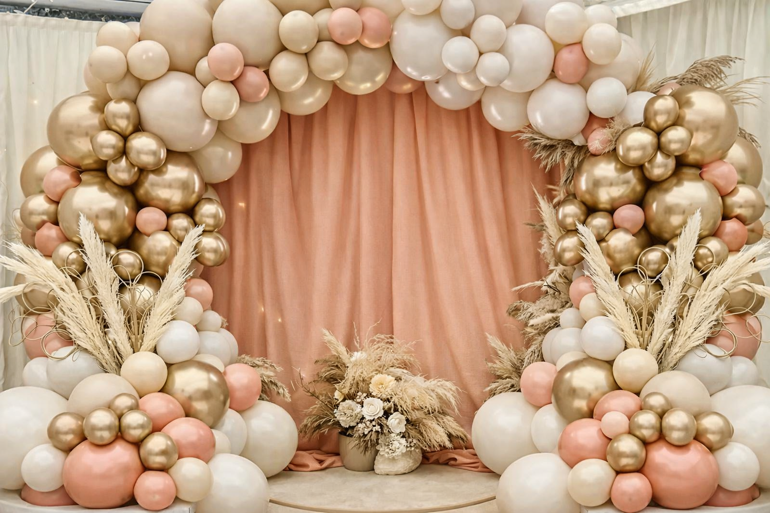 Full Balloon Arch + 2 Balloon Panels