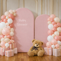 Event Decoration Backdrop with Balloon Accents