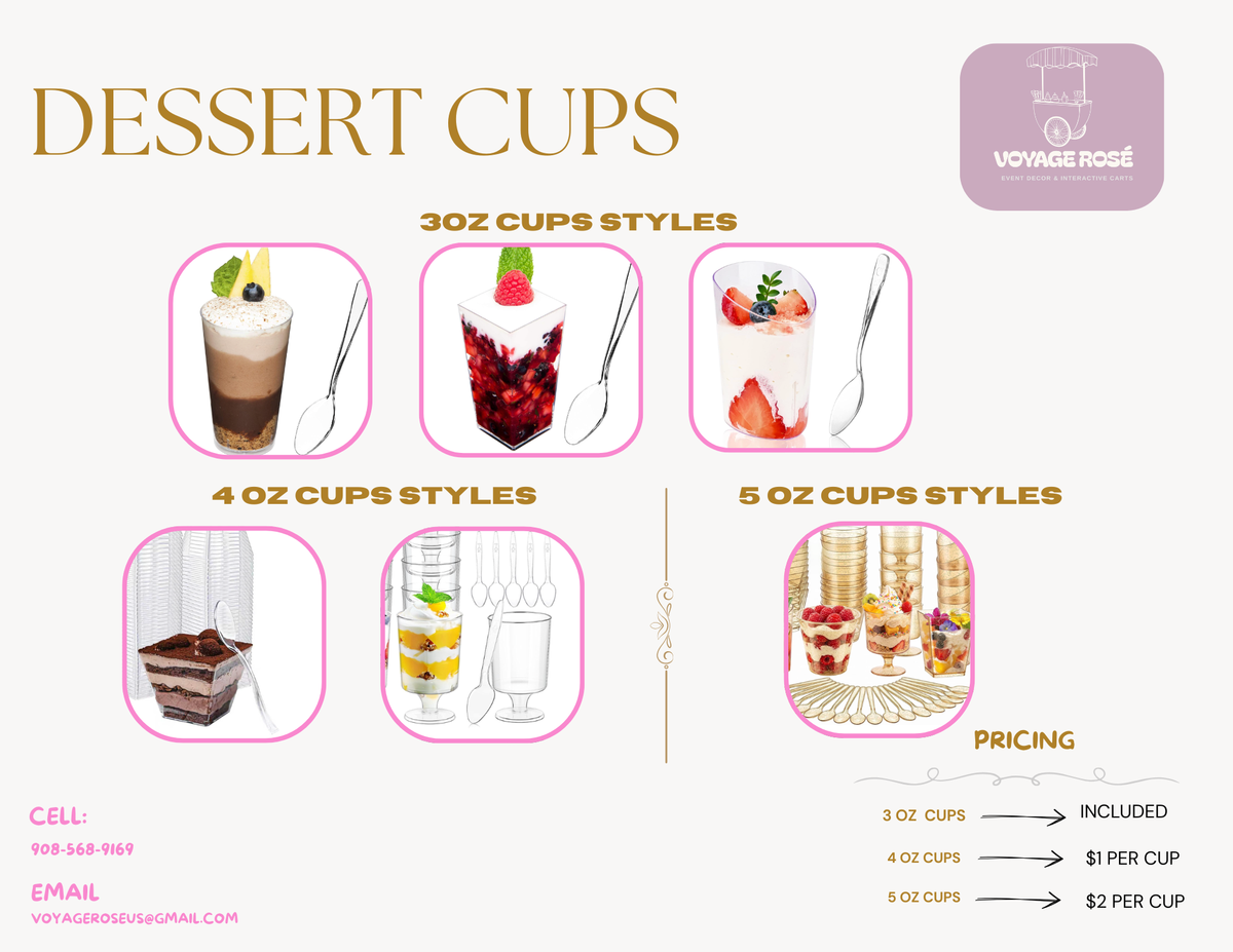 Mini Dessert Shooters for Events