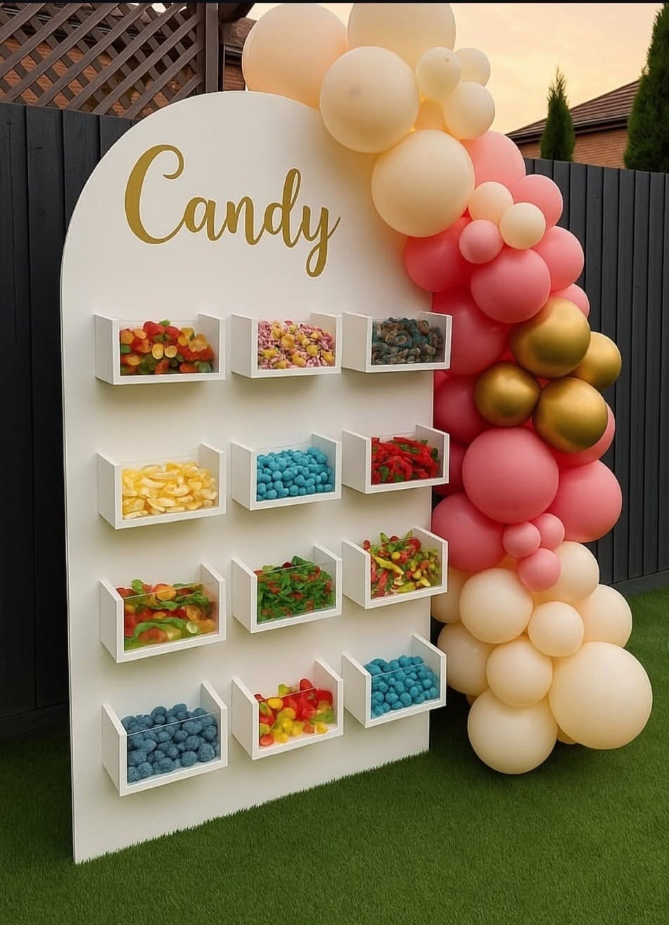 Candy Wall Station for your Events, Weddings, New Jersey, New York, PA.