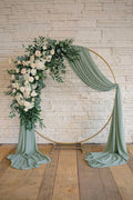 Elegant  Green  Floral Wedding Arch with Pastel Colors, Events, Venues
