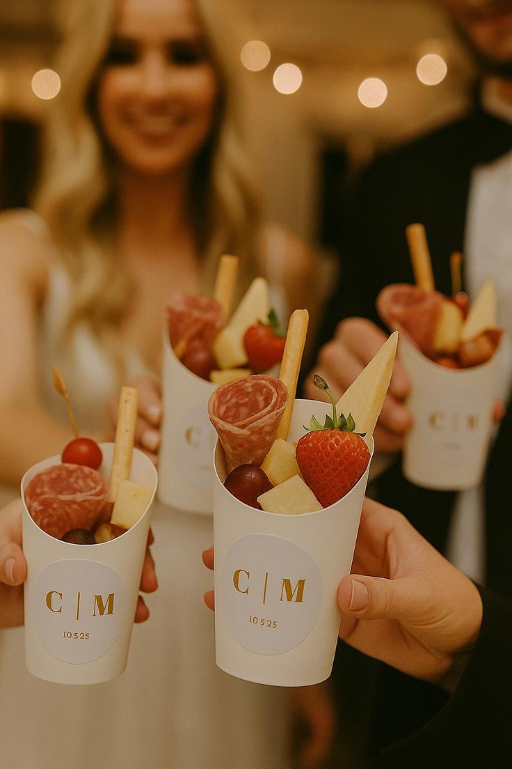 Personalized Charcuterie Cups for Coorporate Events, Weddings, Birthday Parties, Baby Showers New Jersey /NYC