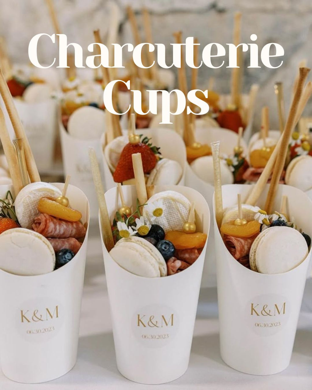 Personalized Charcuterie Cups for Coorporate Events, Weddings, Birthday Parties, Baby Showers New Jersey /NYC