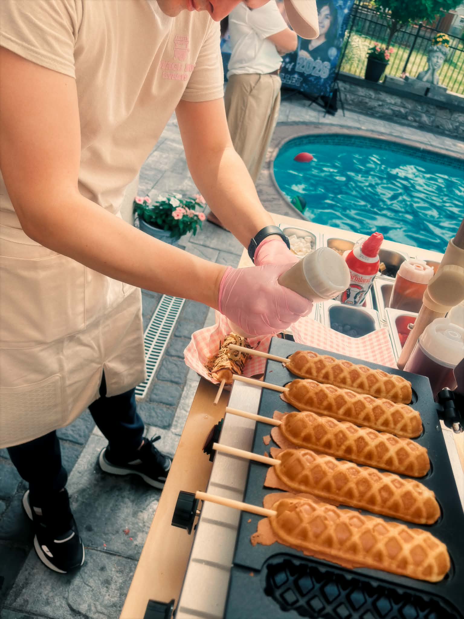 Waffle Sticks Cart • Rent Catering Station for Events