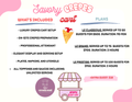 Savory Crepes Cart Station Service for Events